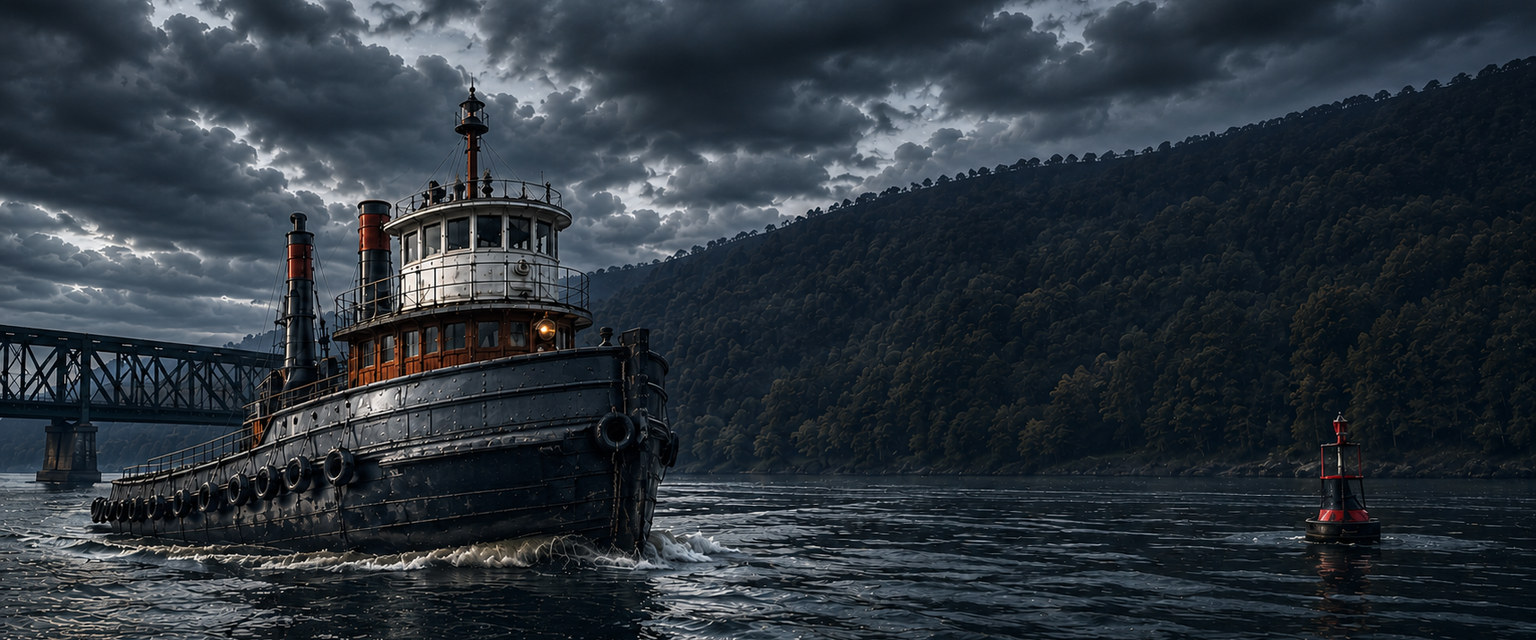 Tugboat Supply Co rugged Americana banner